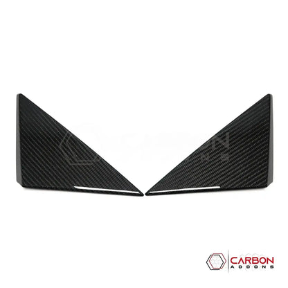 C8 Corvette 2020+ Real Carbon Fiber A-Pillar Exterior Trim Cover