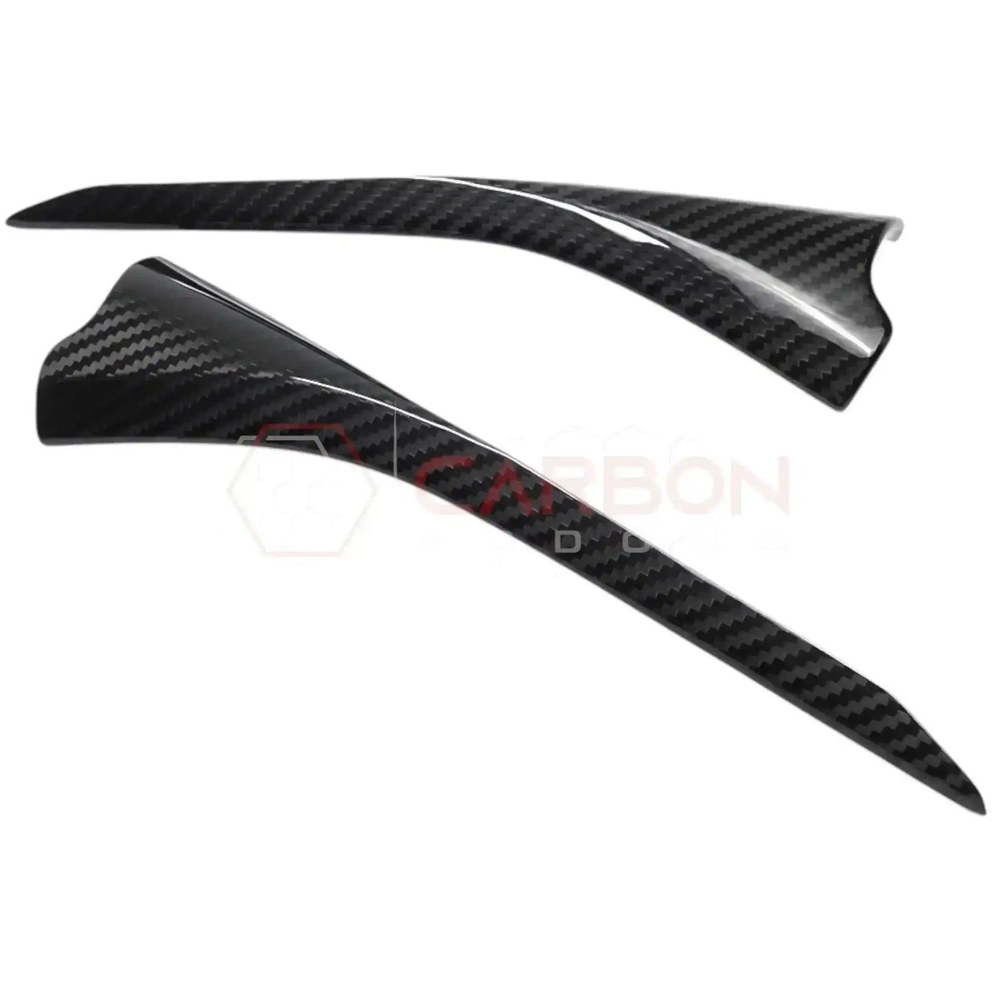 C8 Corvette Real Carbon Fiber Door Panel Upper Trim Covers(2020-2025)
