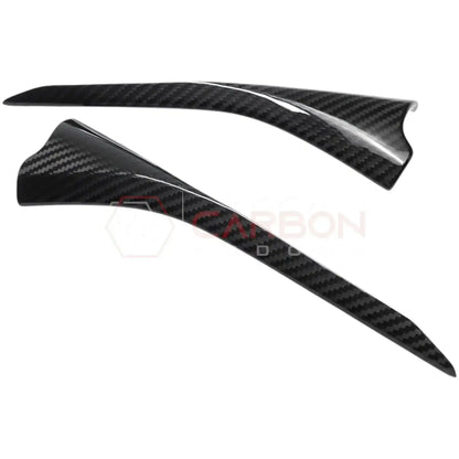 C8 Corvette Real Carbon Fiber Door Panel Upper Trim Covers(2020-2025)