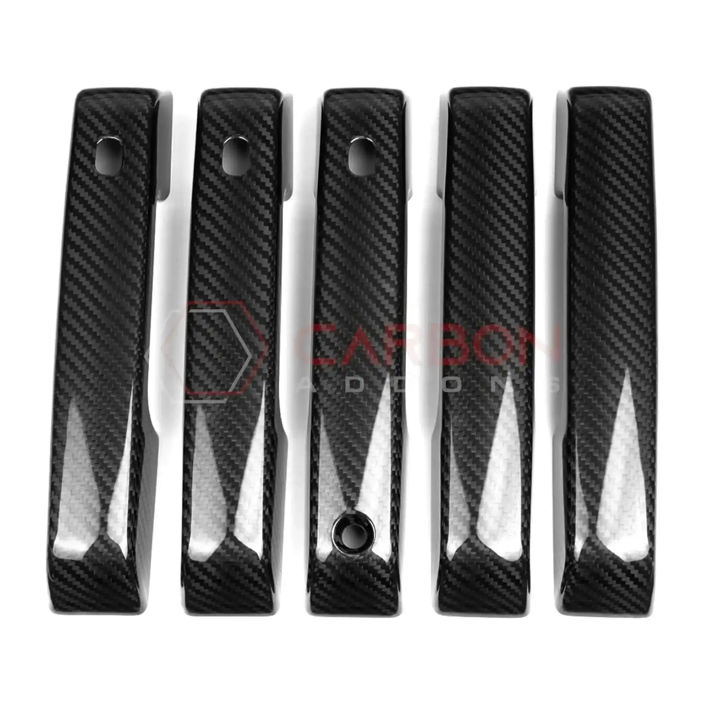 Real Carbon Fiber Exterior Door Handle Covers For 2021+ Ford Bronco
