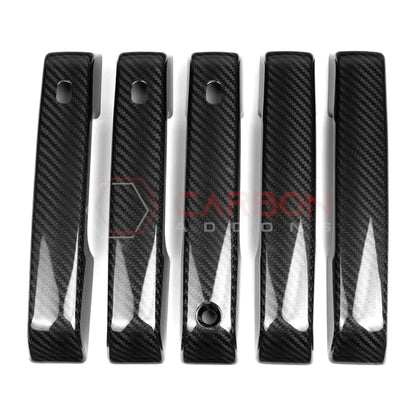Real Carbon Fiber Exterior Door Handle Covers For 2021+ Ford Bronco