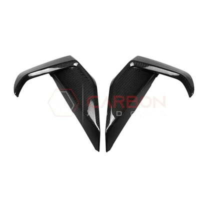 Real Carbon Fiber Lower Side Grille Trim Covers for 2024+ Ford Mustang GT