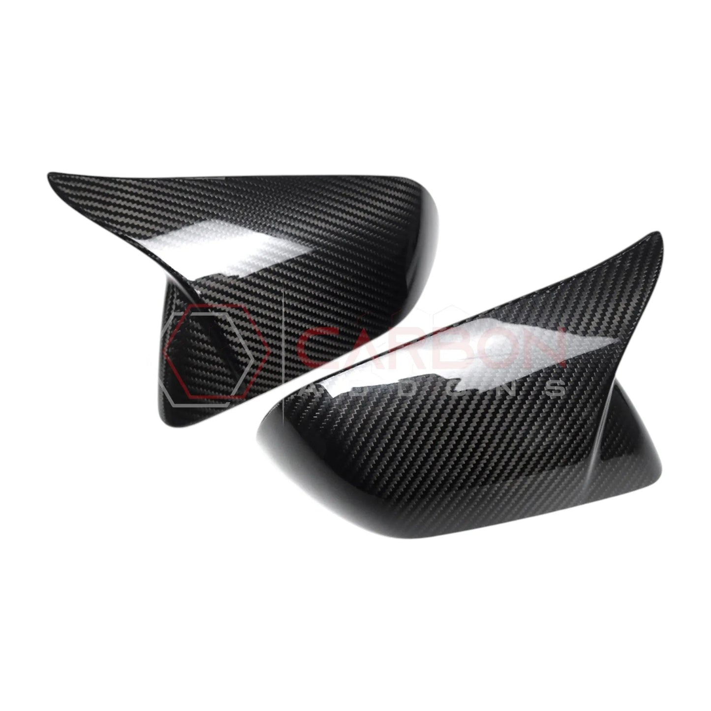 2024+ S650 Mustang M Style Carbon Fiber Exterior Side Mirror Cover