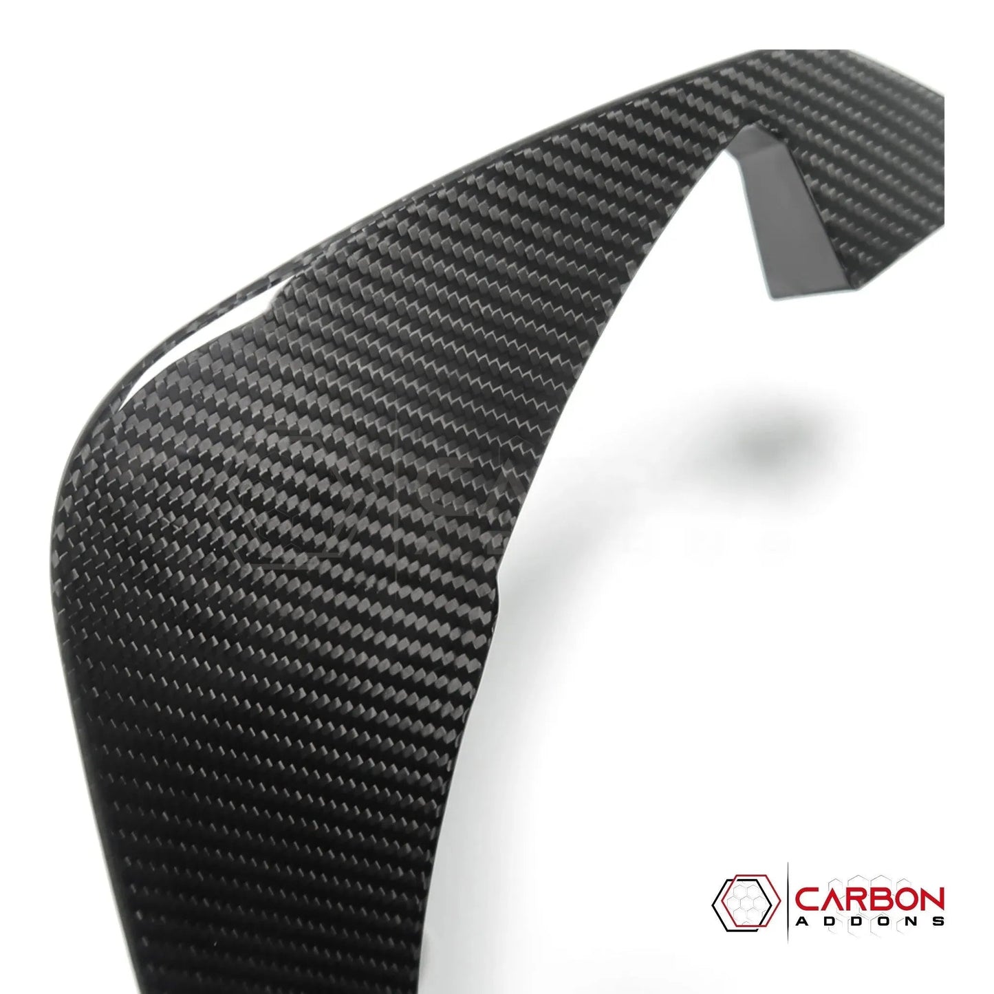 C8 Corvette Carbon Fiber Rear Diffuser Fins Add-On – Real Carbon Fiber Fin Accent Kit (Stingray On