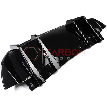 Rear Diffuser Add-On Fins for 2024+ Ford Mustang GT & EcoBoost (ABS Plastic)