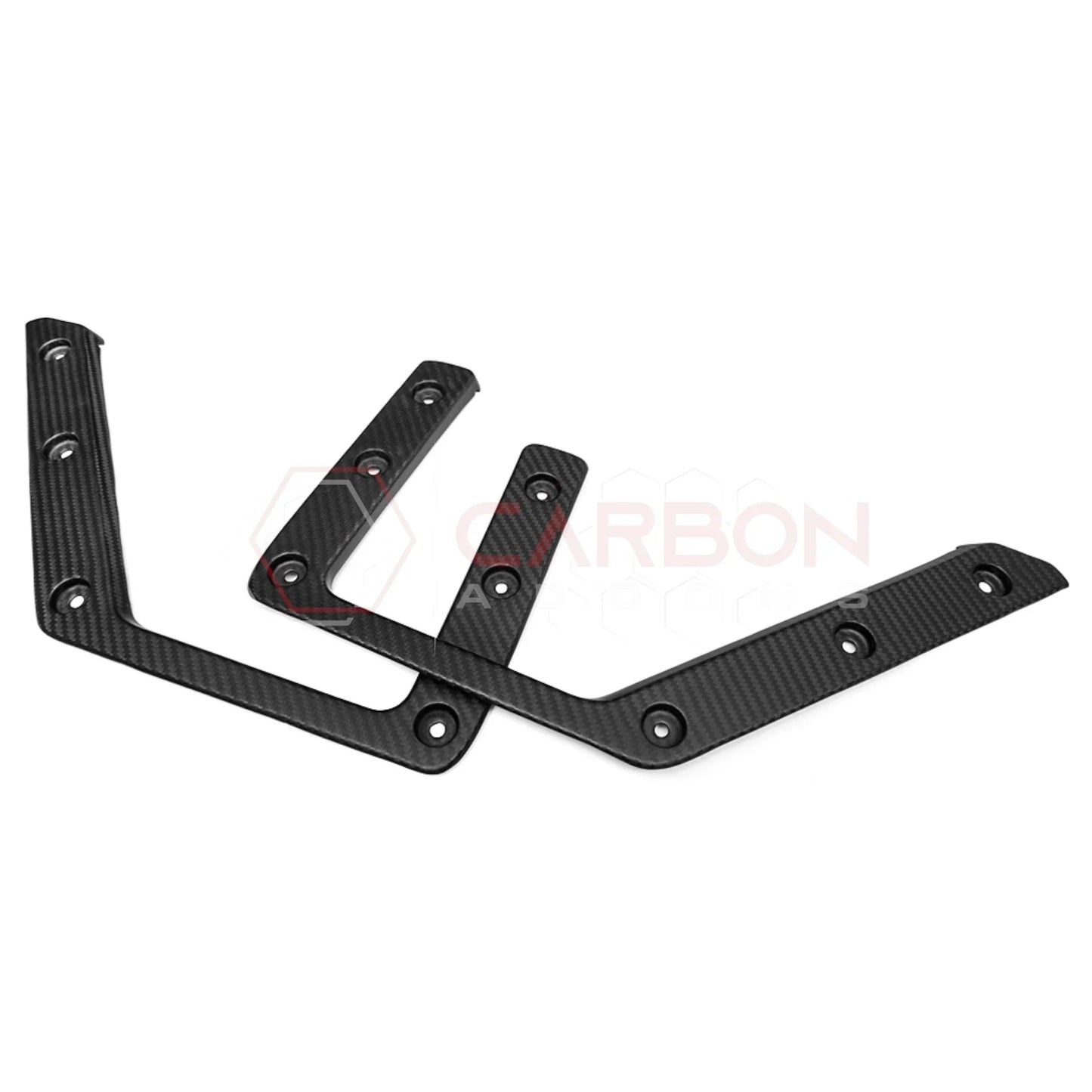 2021–2025 Ford Bronco Front Door Storage Pocket Net Carbon Fiber Frame | Direct Replacement