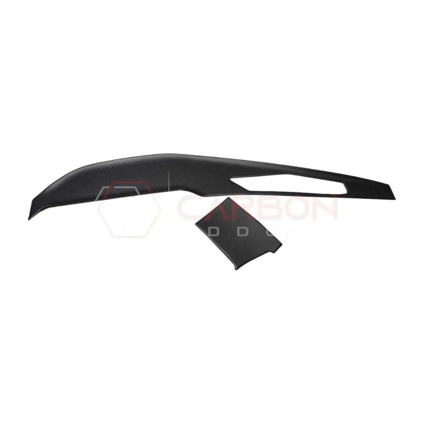 Real Carbon Fiber Dashboard Screen Surround Trim Cover for 2024+ Ford Mustang