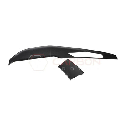 Real Carbon Fiber Dashboard Screen Surround Trim Cover for 2024+ Ford Mustang