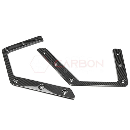 2021–2025 Ford Bronco Front Door Storage Pocket Net Carbon Fiber Frame | Direct Replacement