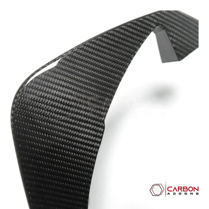 C8 Corvette Stingray Carbon Fiber Rear Diffuser Fins Add-On – Real Carbon Fiber Fin Accent Kit