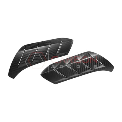 Real Carbon Fiber Fender Vent Trim Covers For 2021+ Bronco Raptor