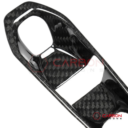 2026+ C8 Corvette Gear Selector Inner Frame Real Carbon Fiber Trim Cover