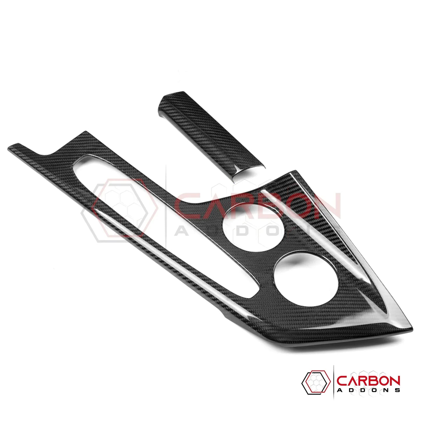 2026+ C8 Corvette Real Carbon Fiber Center Console Cover | Interior Upgrade