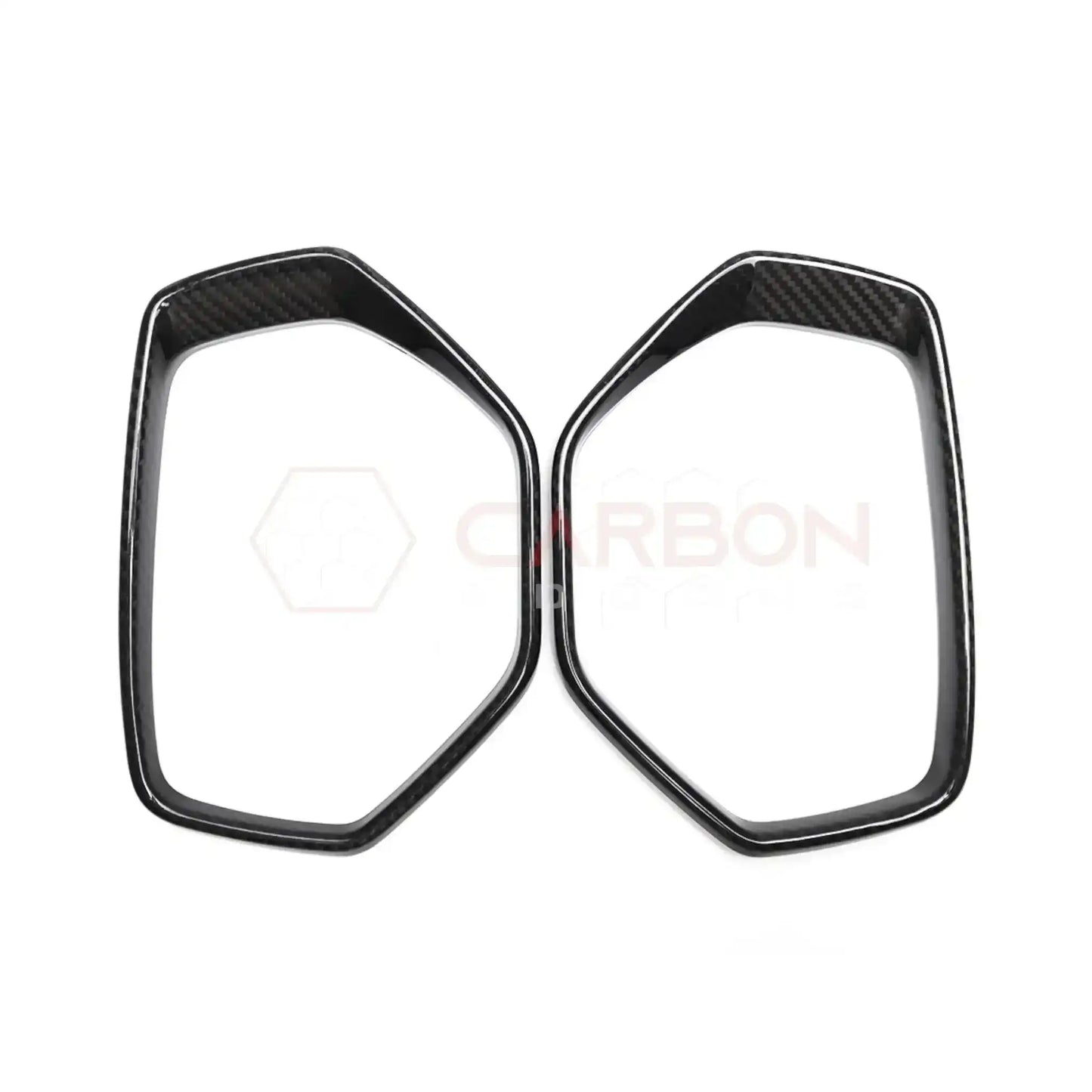 C8 Corvette Carbon Fiber Side Mirror Front Trim Cover (2020-2026)