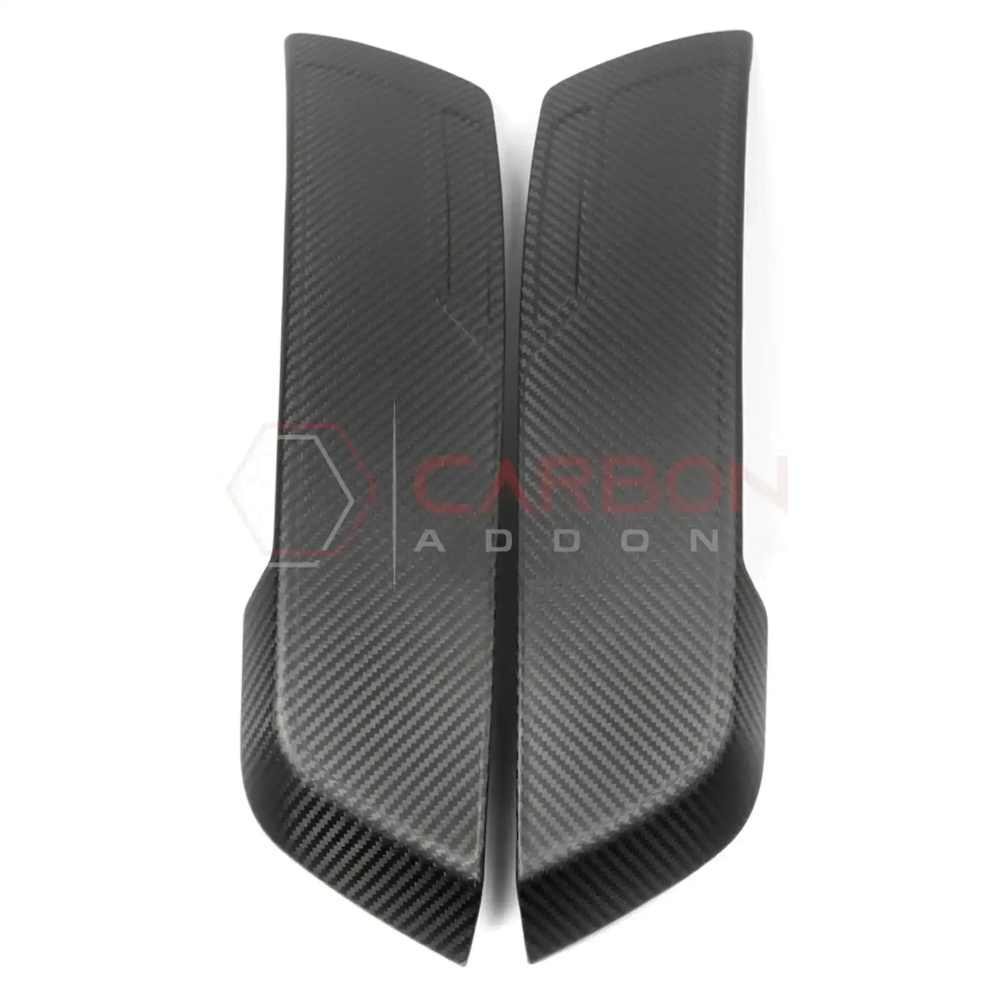Real Carbon Fiber Rear Wheel Fender Flare Trim Insert For 2021–2024 Ford Bronco Raptor