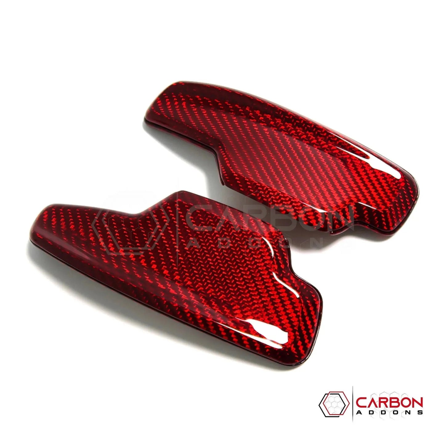C8 Corvette Real Carbon Fiber Paddle Shifter Covers | Interior Upgrade (2020–2026)