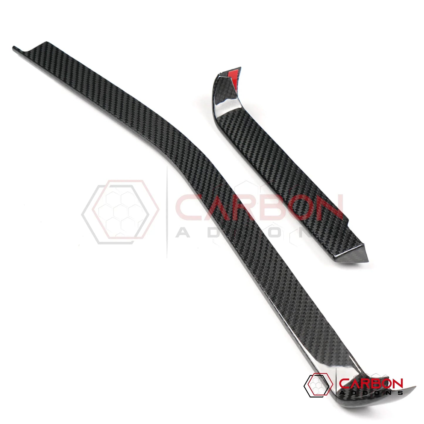 2026+ C8 Corvette Carbon Fiber Dash Trim Cover | Chrome Delete