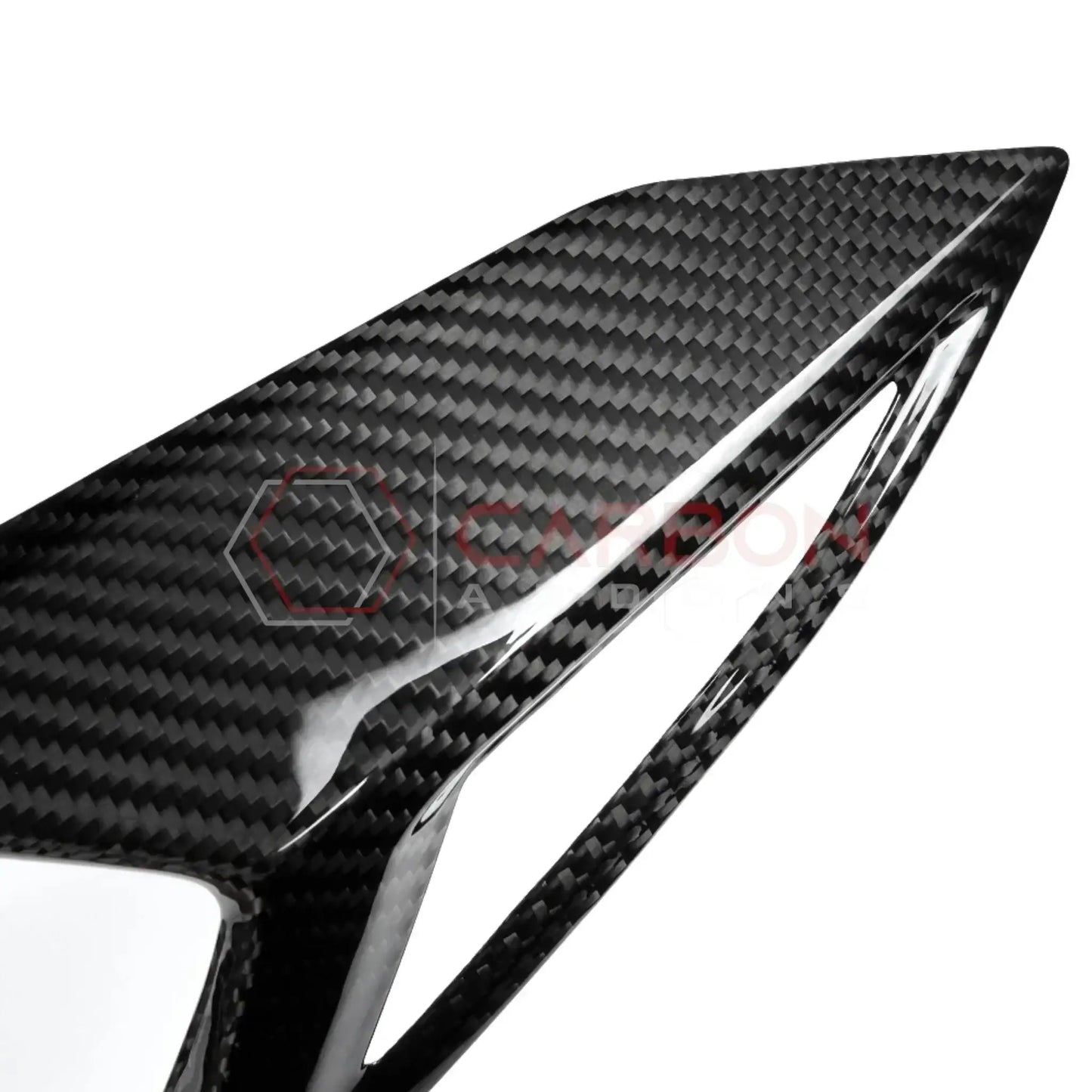 C8 Corvette Rear Taillight Side Lamp Frame Cover – Real Dry Carbon Fiber (2020–2026 Stingray, Z51, Z06, ZR1, HTC & Coupe)