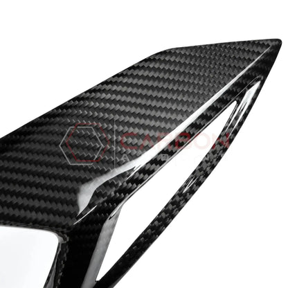 C8 Corvette Rear Taillight Side Lamp Frame Cover – Real Dry Carbon Fiber (2020–2026 Stingray, Z51, Z06, ZR1, HTC & Coupe)