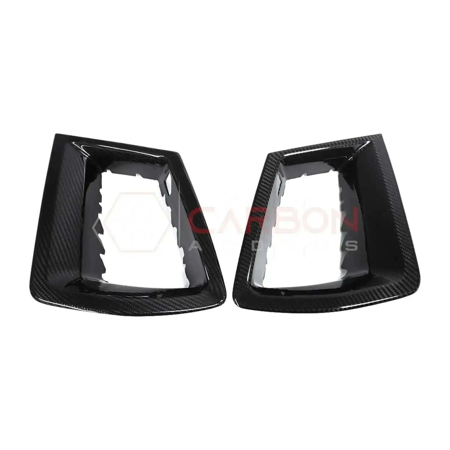 Real Carbon Fiber Upper Grille Insert Covers for 2024+ Ford Mustang GT