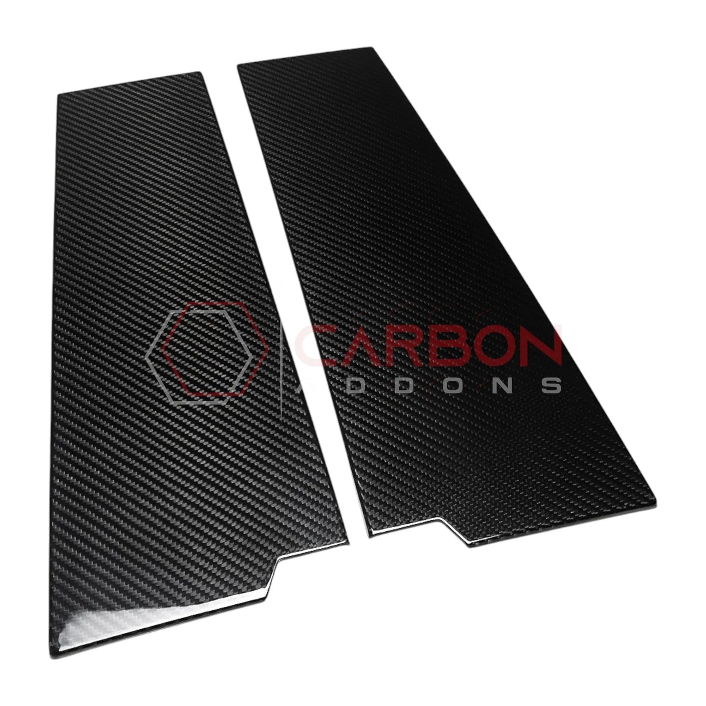 2021+ Bronco Real Carbon Fiber B-Pillar Trim Covers