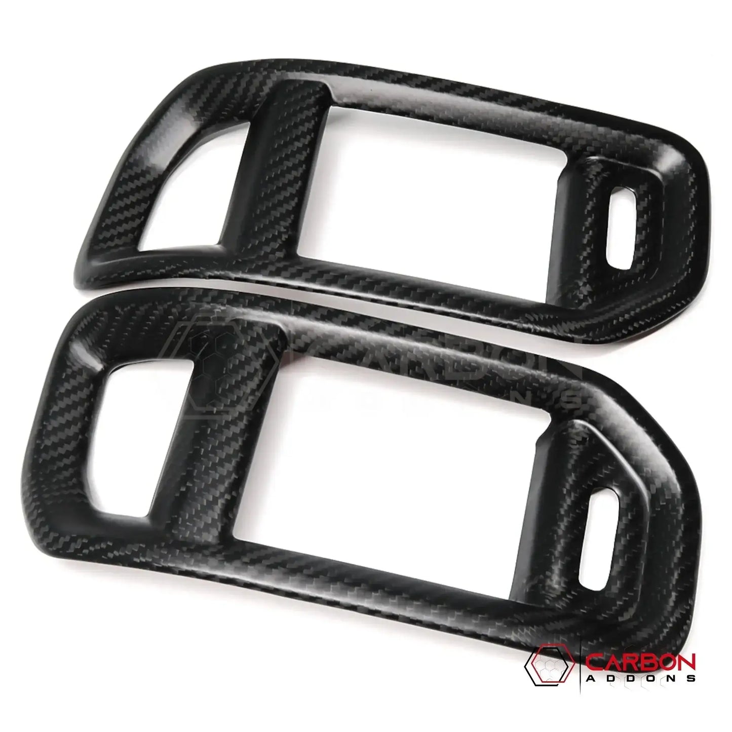 2019+ RAM 1500/TRX/RHO Dashboard Side AC Vent Trim Hard Carbon Fiber Cover