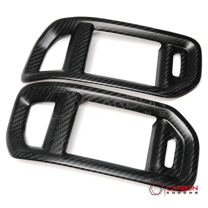 2019+ RAM 1500/TRX/RHO Dashboard Side AC Vent Trim Hard Carbon Fiber Cover