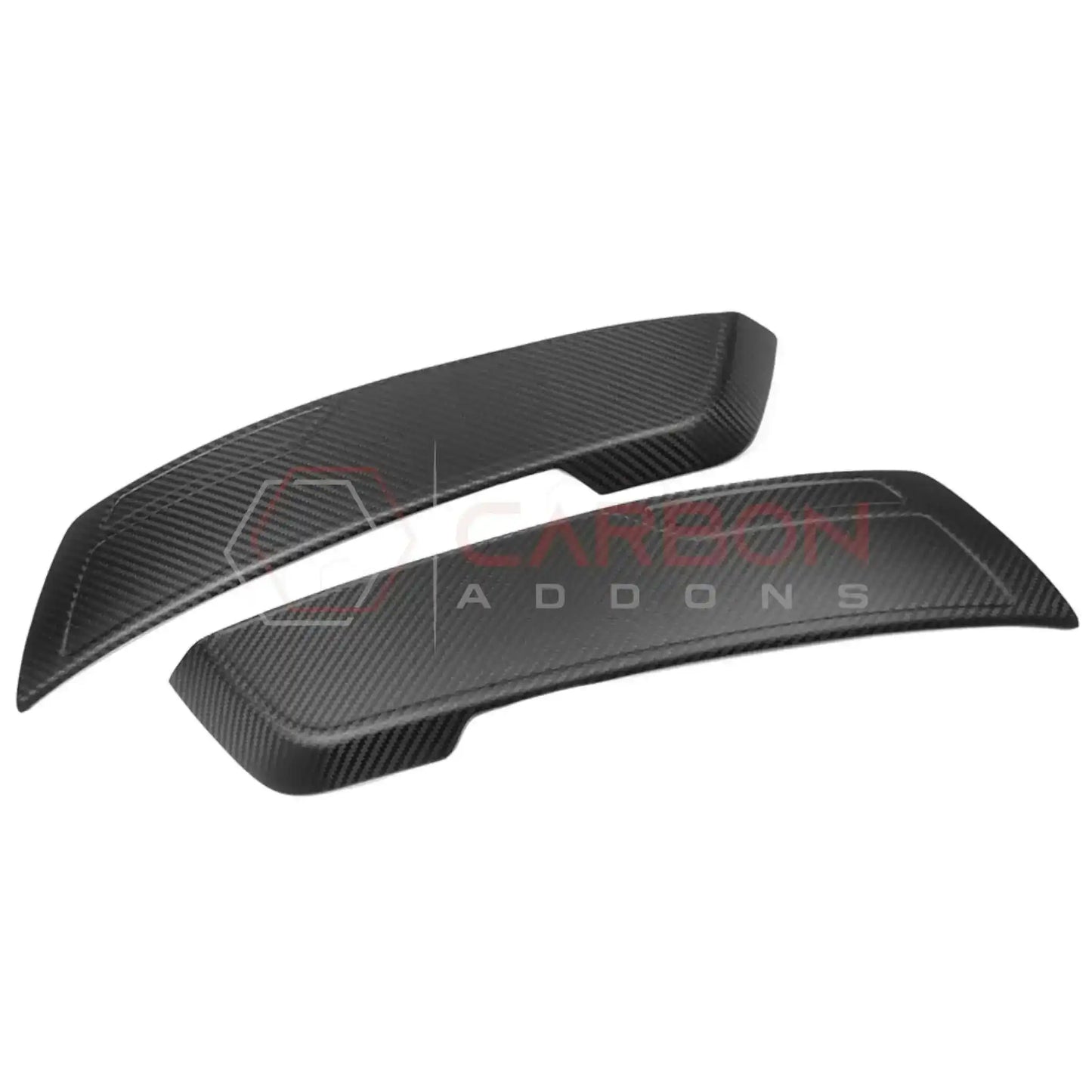 Real Carbon Fiber Rear Wheel Fender Flare Trim Insert For 2021–2024 Ford Bronco Raptor