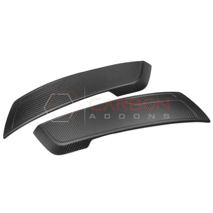 Real Carbon Fiber Rear Wheel Fender Flare Trim Insert For 2021–2024 Ford Bronco Raptor