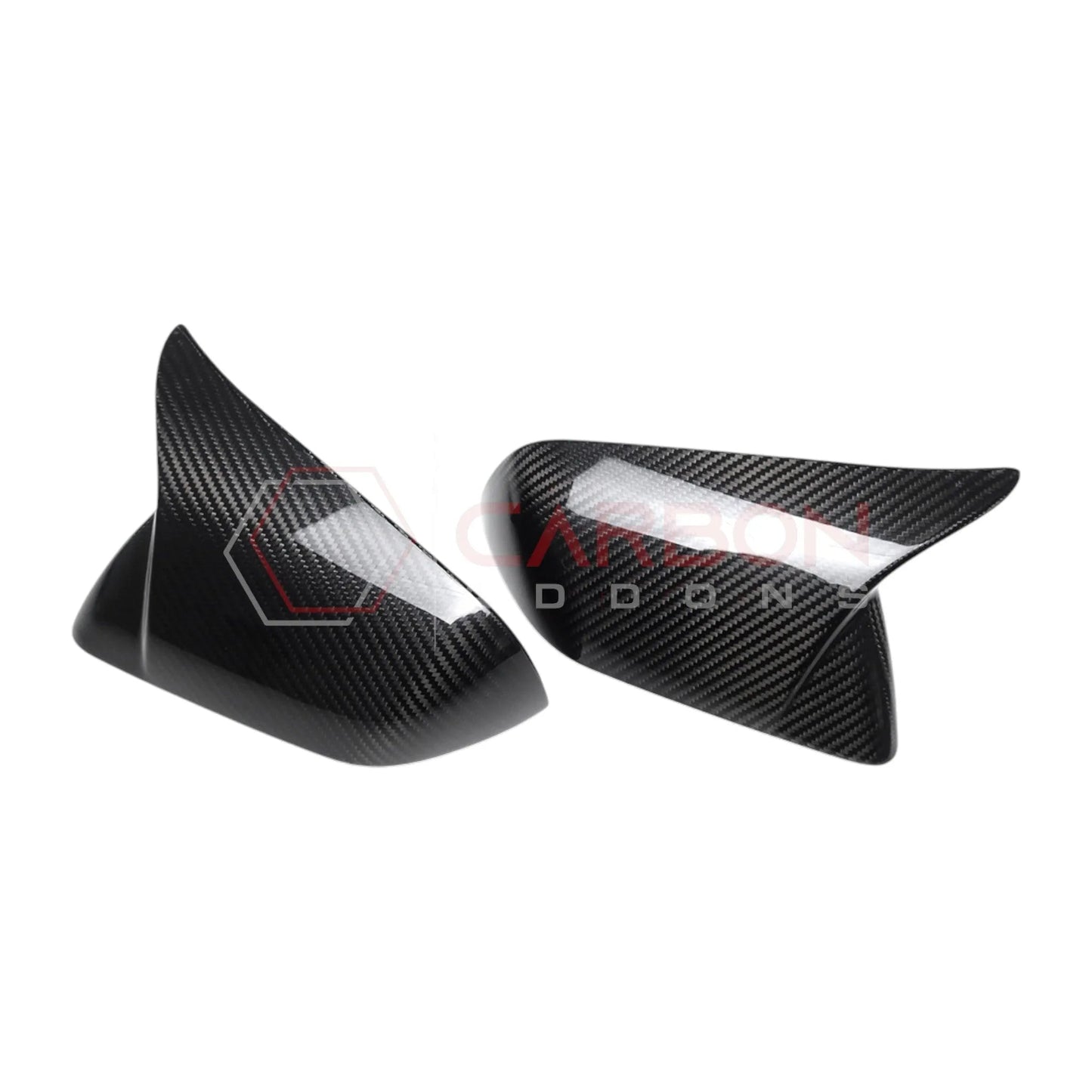 2024+ S650 Mustang M Style Carbon Fiber Exterior Side Mirror Cover