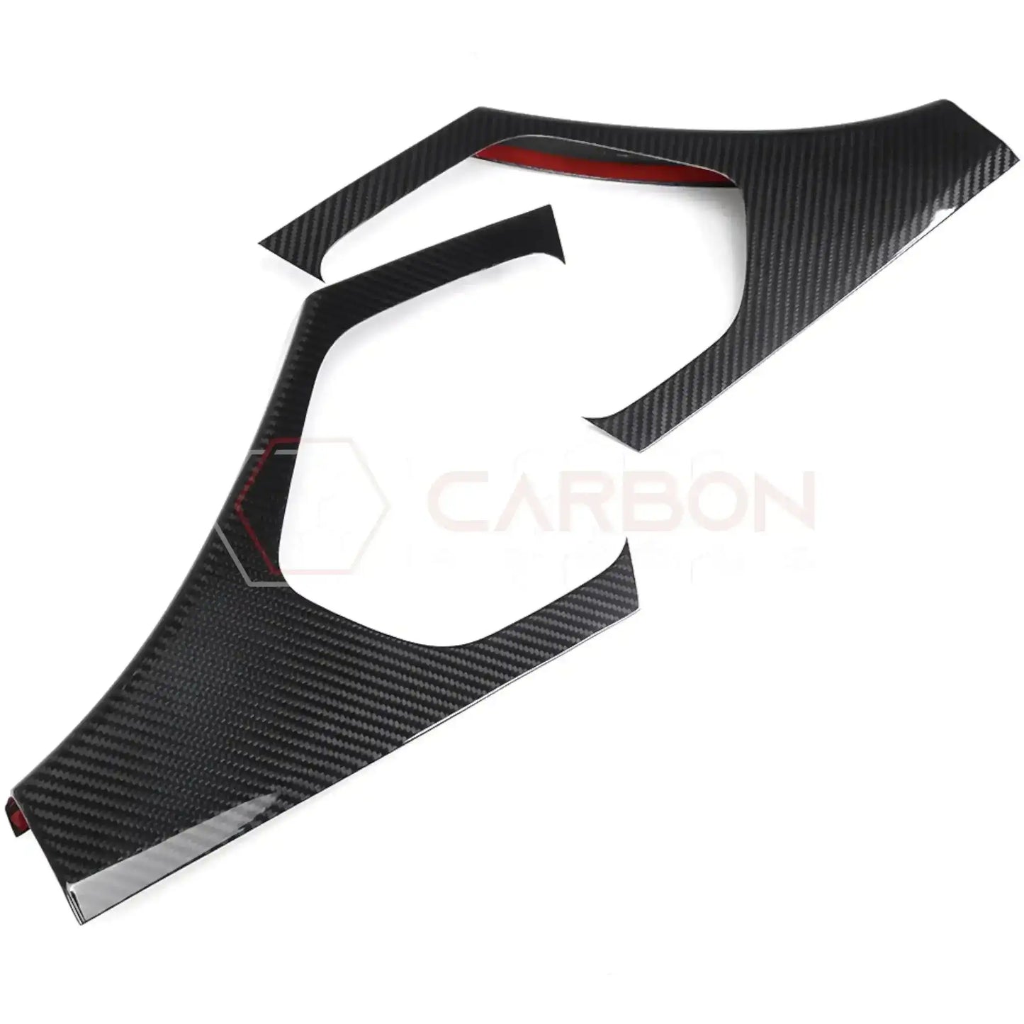 C8 Corvette Real Carbon Fiber Rear Door Sill Panel Covers