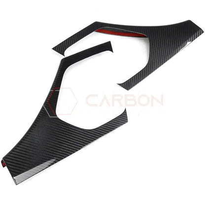 C8 Corvette Real Carbon Fiber Rear Door Sill Panel Covers