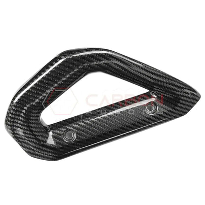 Real Carbon Fiber Center Console Grab Handle Trim For 2021–2025 Ford Bronco | Direct Replacement