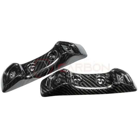 C8 Corvette Real Carbon Fiber Seat Belt Holder Buckle Replacements | GT2 & Competition Sport Seats (2020–Present)