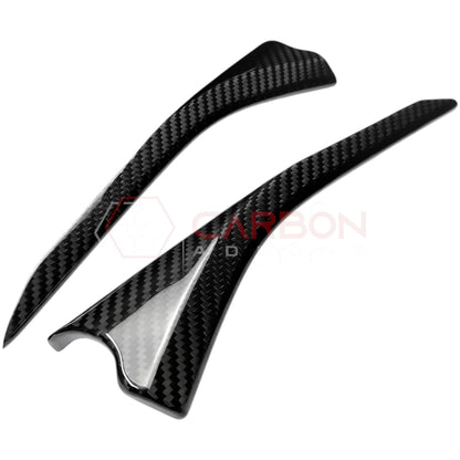 C8 Corvette Real Carbon Fiber Door Panel Upper Trim Covers