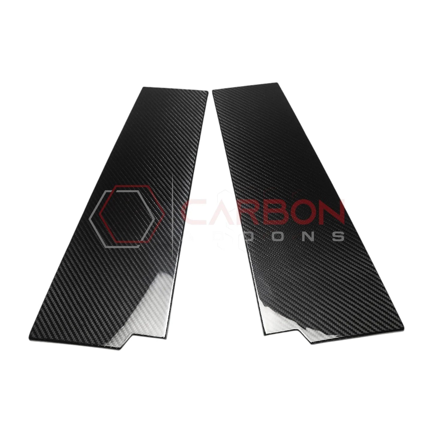 2021+ Bronco Real Carbon Fiber B-Pillar Trim Covers