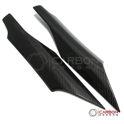 C8 Corvette Real Carbon Fiber Door Speaker Upper Trim Covers | Interior Upgrade (2020–2026)