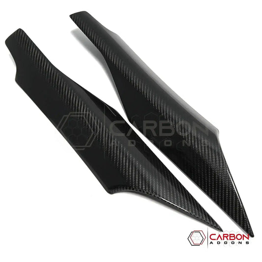 C8 Corvette Real Carbon Fiber Door Speaker Upper Trim Covers | Interior Upgrade (2020–2026)