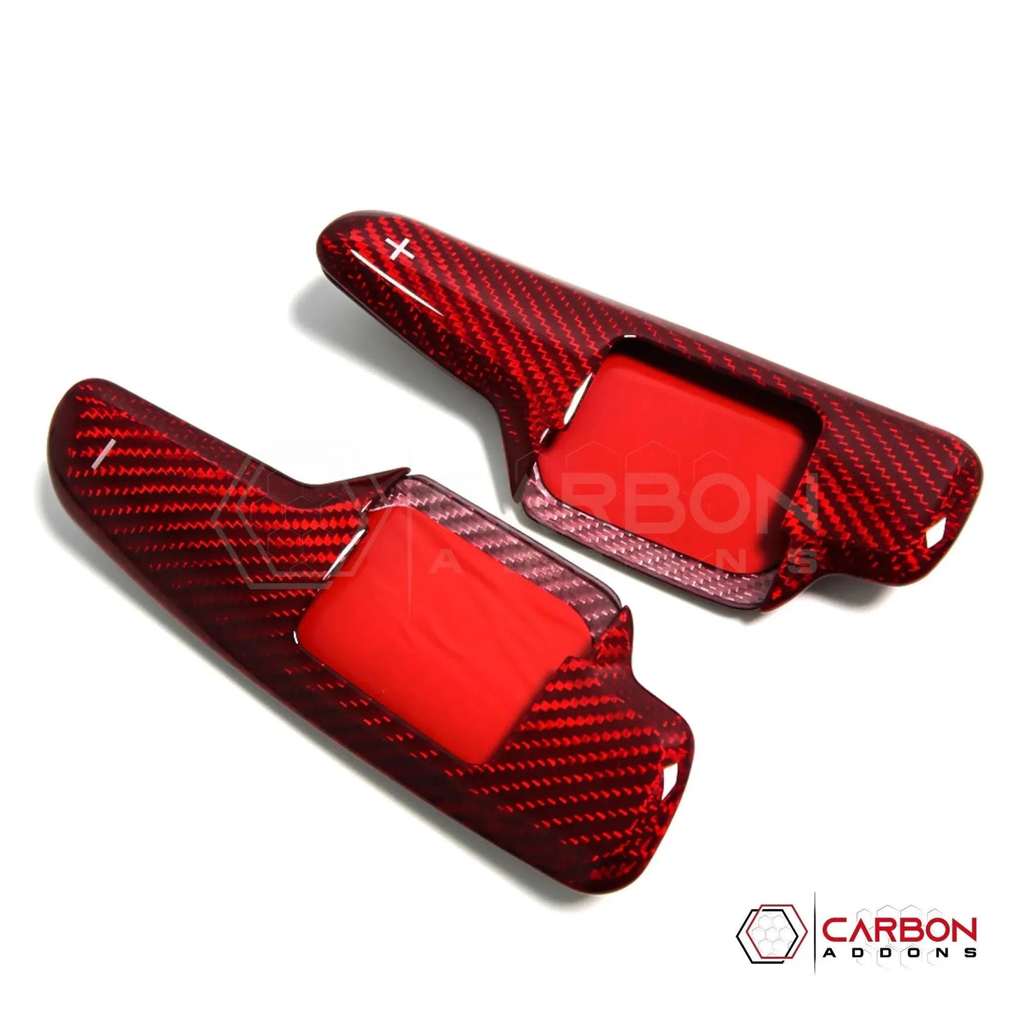 C8 Corvette Real Carbon Fiber Paddle Shifter Covers | Interior Upgrade (2020–2026)