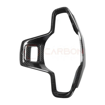 Real Carbon Fiber Steering Wheel Button Trim Cover For 2021+ Bronco