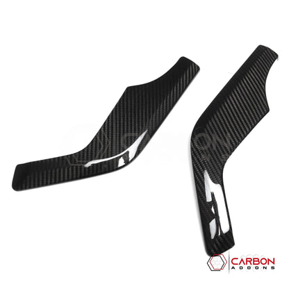 C8 Corvette Real Carbon Fiber Dashboard Speaker Trim Covers | Interior Overlay (2020–2025)