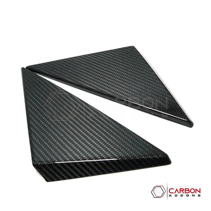 C8 Corvette 2020+ Real Carbon Fiber A-Pillar Exterior Trim Cover