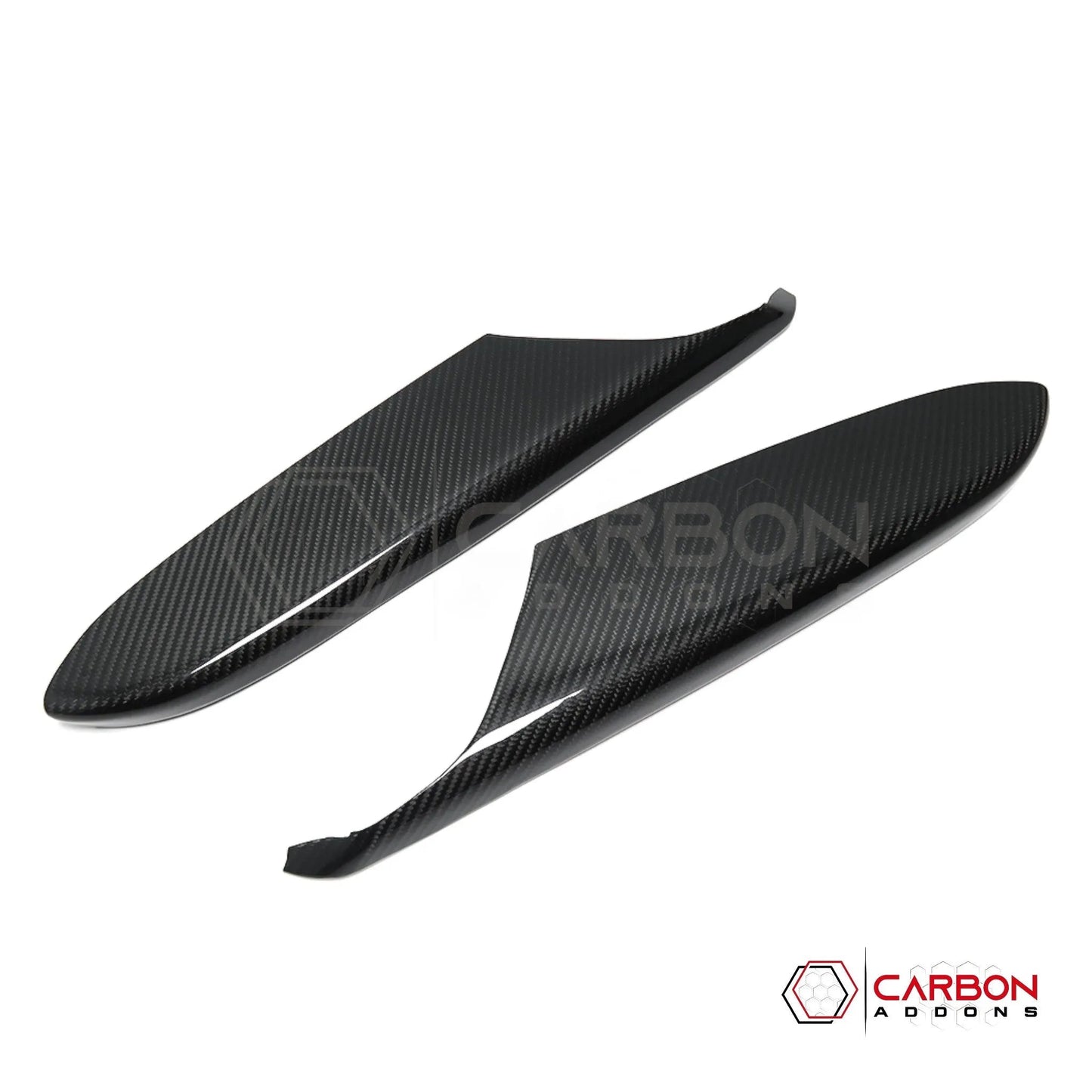 C8 Corvette Real Carbon Fiber Door Panel Armrest Covers | Interior Overlay (2020–2026)