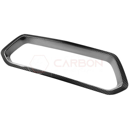 C8 Z06/ERay Corvette Carbon Fiber Rear Bumper Diffuser Exhaust Tail Pipe Surround Trim Cover