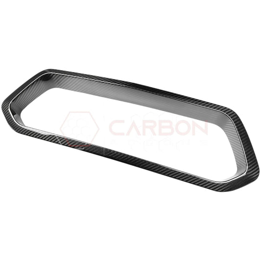 C8 Z06/ERay Corvette Carbon Fiber Rear Bumper Diffuser Exhaust Tail Pipe Surround Trim Cover