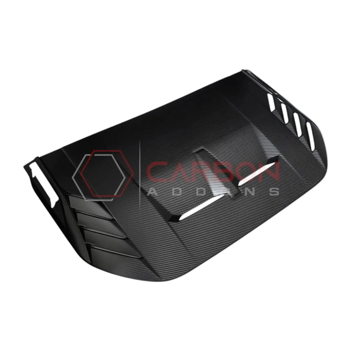 Real Carbon Fiber Hood Vent Trim Cover For 2021+ Bronco Raptor