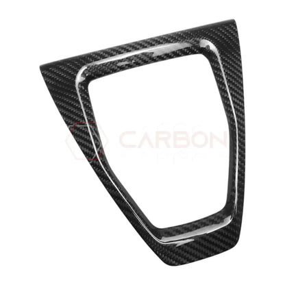 Real Carbon Fiber Gear Shifter Trim Cover for 2024+ Ford Mustang