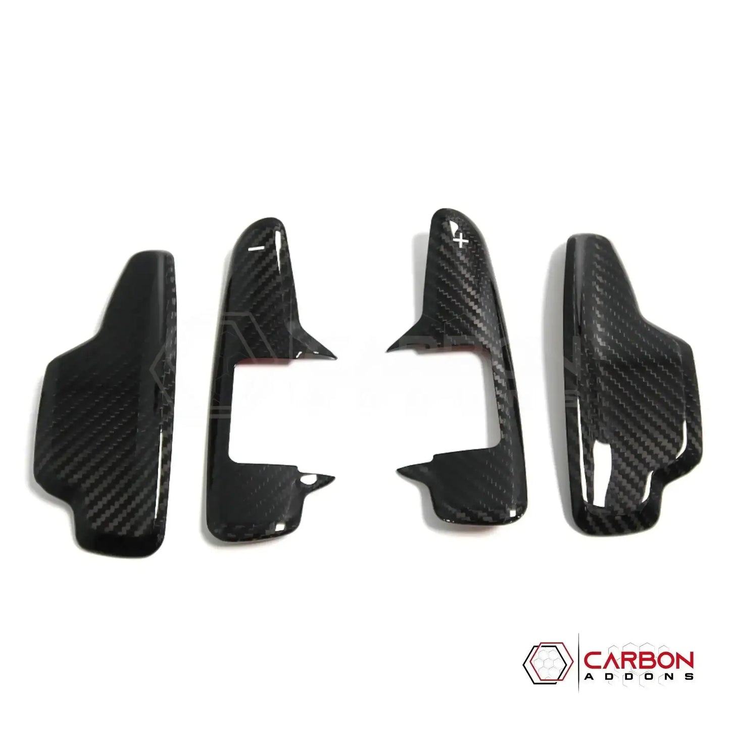 C8 Corvette Real Carbon Fiber Paddle Shifter Covers | Interior Upgrade (2020–2026)