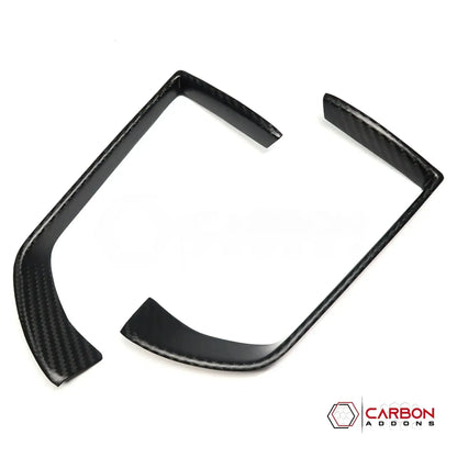 2019+ RAM 1500/TRX/RHO Infotainment Screen AC Vent Trim Hard Carbon Fiber Cover