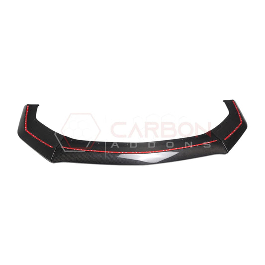 2024+ Mustang Dark Horse Real Carbon Fiber Front Bumper Lip Splitter | 3pcs
